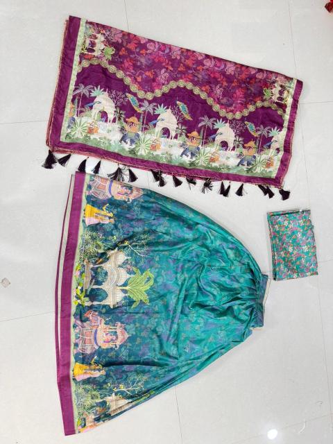 Artriddhs Dola silk D NO DEGITAL 16 Lehenga choli exporter in Gujarat